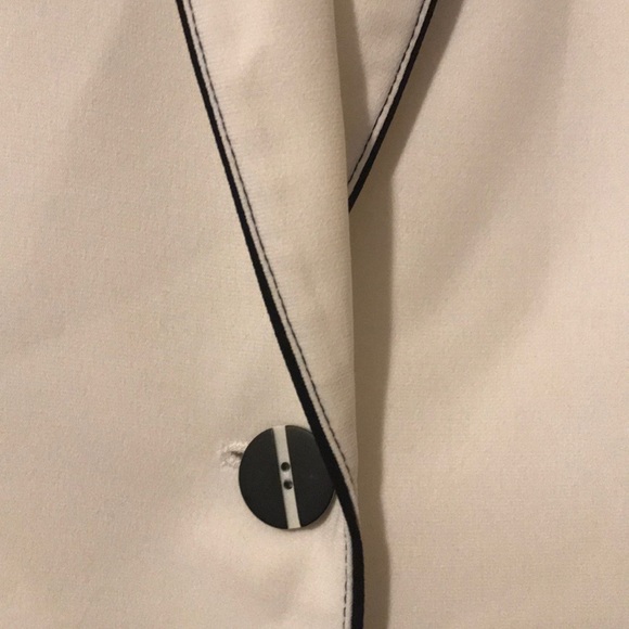 White with black lined suit jacket - Picture 2 of 2